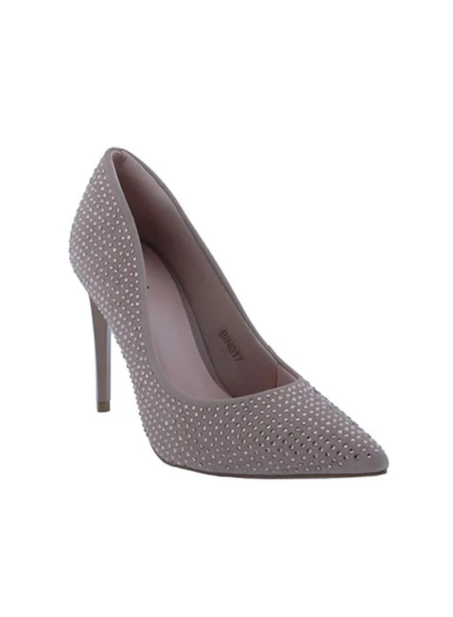 فايور Diamante Court Heel Shoes BIN 017